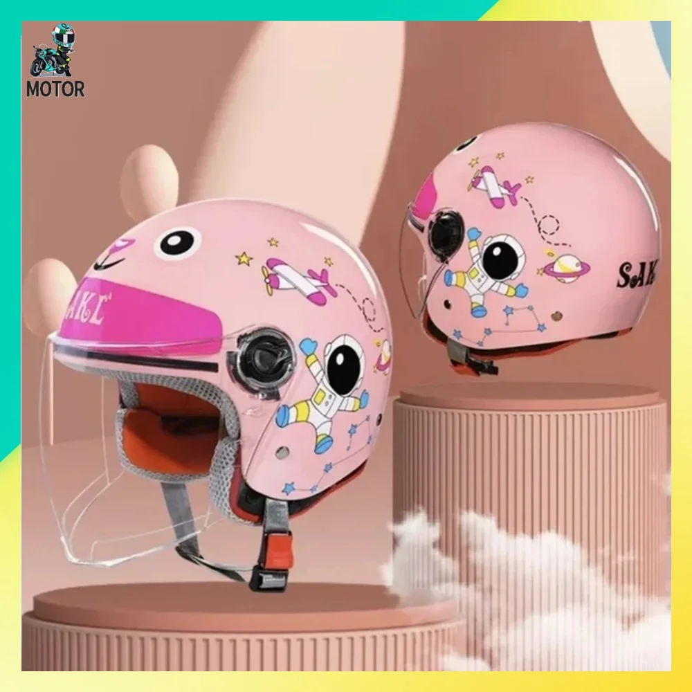 Jednorożec dzieci Cute Cartoon cztery pory roku kask motocyklowy Unisex sportowa otwarta twarz samochód elektryczny rower dziecięcy kask dziecięcy