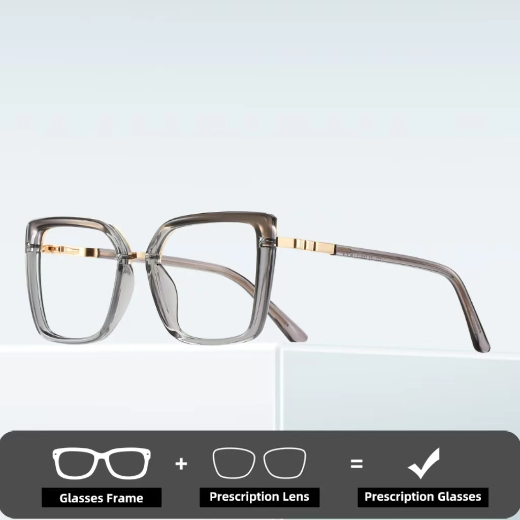 

Очки для чтения Double Legend с геометрическим дизайном, персонализированные, для женщин, с возможностью индивидуальной коррекции зрения, с защитой от синего света