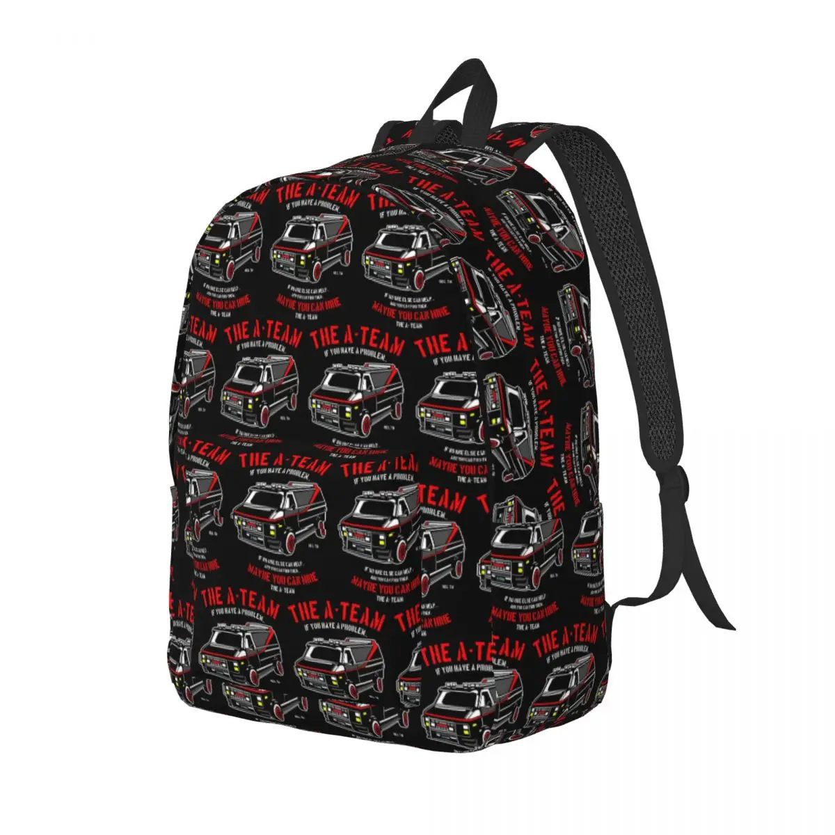 The A Team Student Backpack School Bag Hiking Travel Daypack for Men Women Bookbag Shoulder Bags