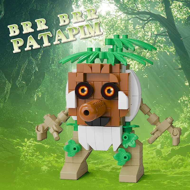 Creativo Building Blocks Figurine Shan Hai Jing Mondo Animale Set di insetti Mattoni Volpe Scarpe da corsa Squalo per bambini Giocattolo Modalità regalo