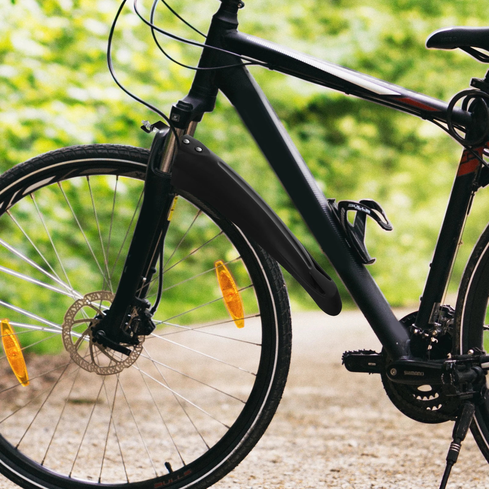 

Universal Front Rear Bike Mudguard Mountain Bicycle Lightweight Durable Replacement Plastic Mud Flap Easy