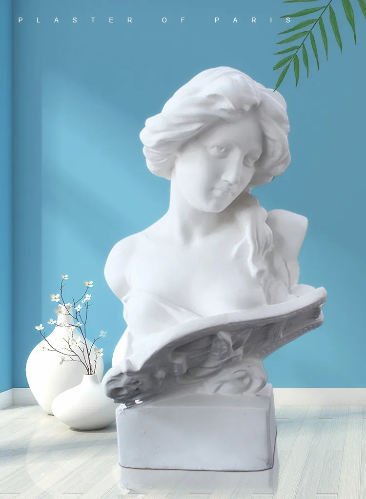 

15cm woman candle mold Art musical instrument music violin scented candle DIY gypsum artist silicone mold