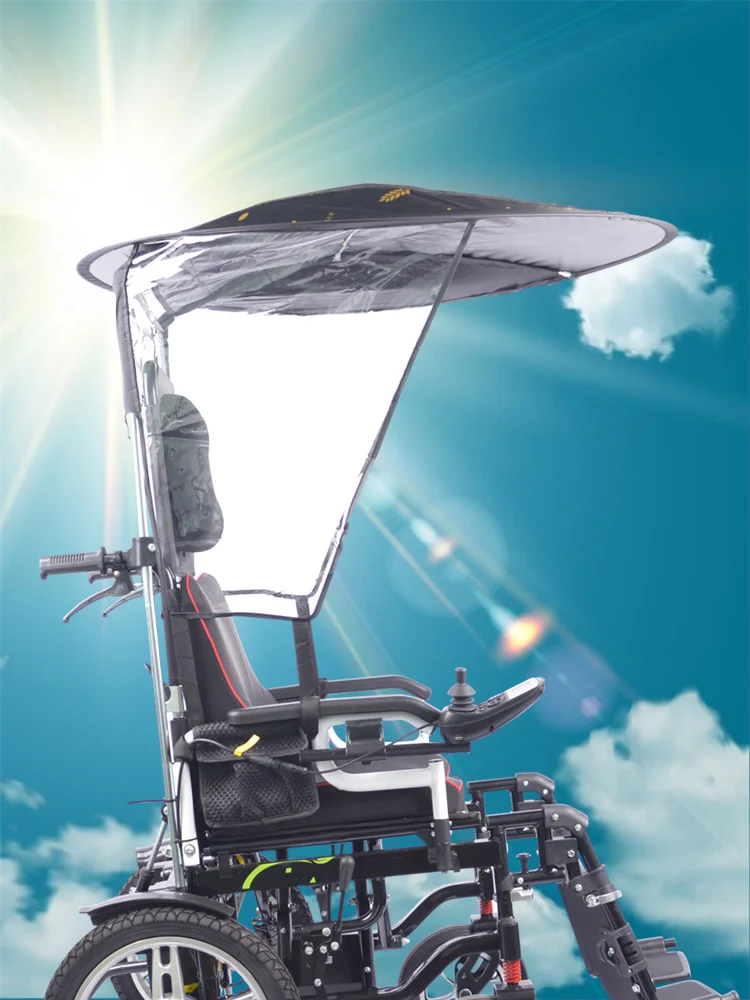 Electric wheelchair scooter accessoriesDaquan awning, umbrella support, sunscreen, rain canopy, special raincoat cover for canop