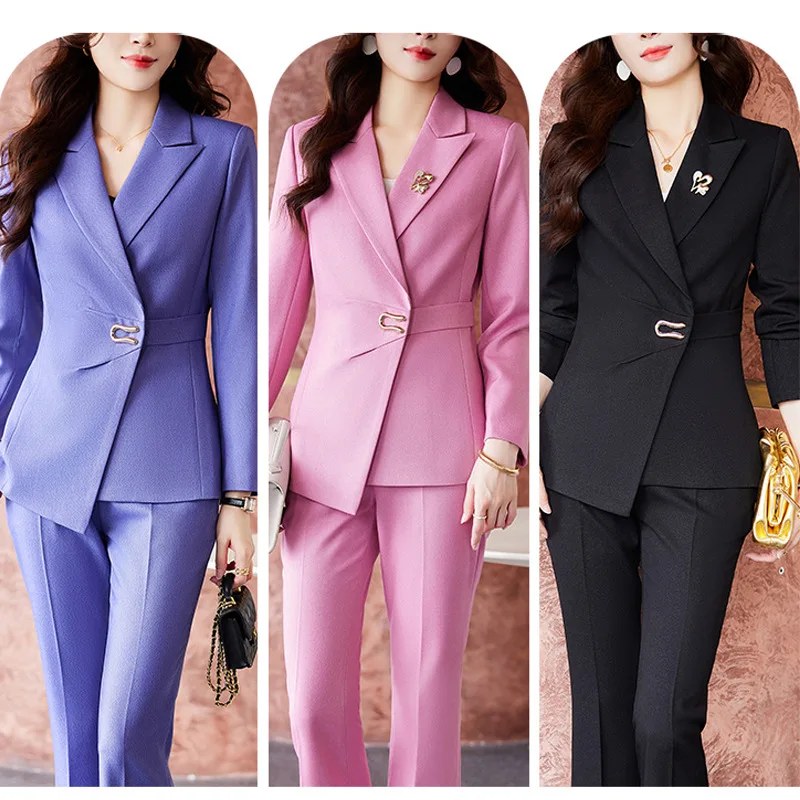 

Black Small Suit Workplace Suit Elegant Goddess Fan Spring and Autumn New Fashion Casual High Sense Fried Street Suit