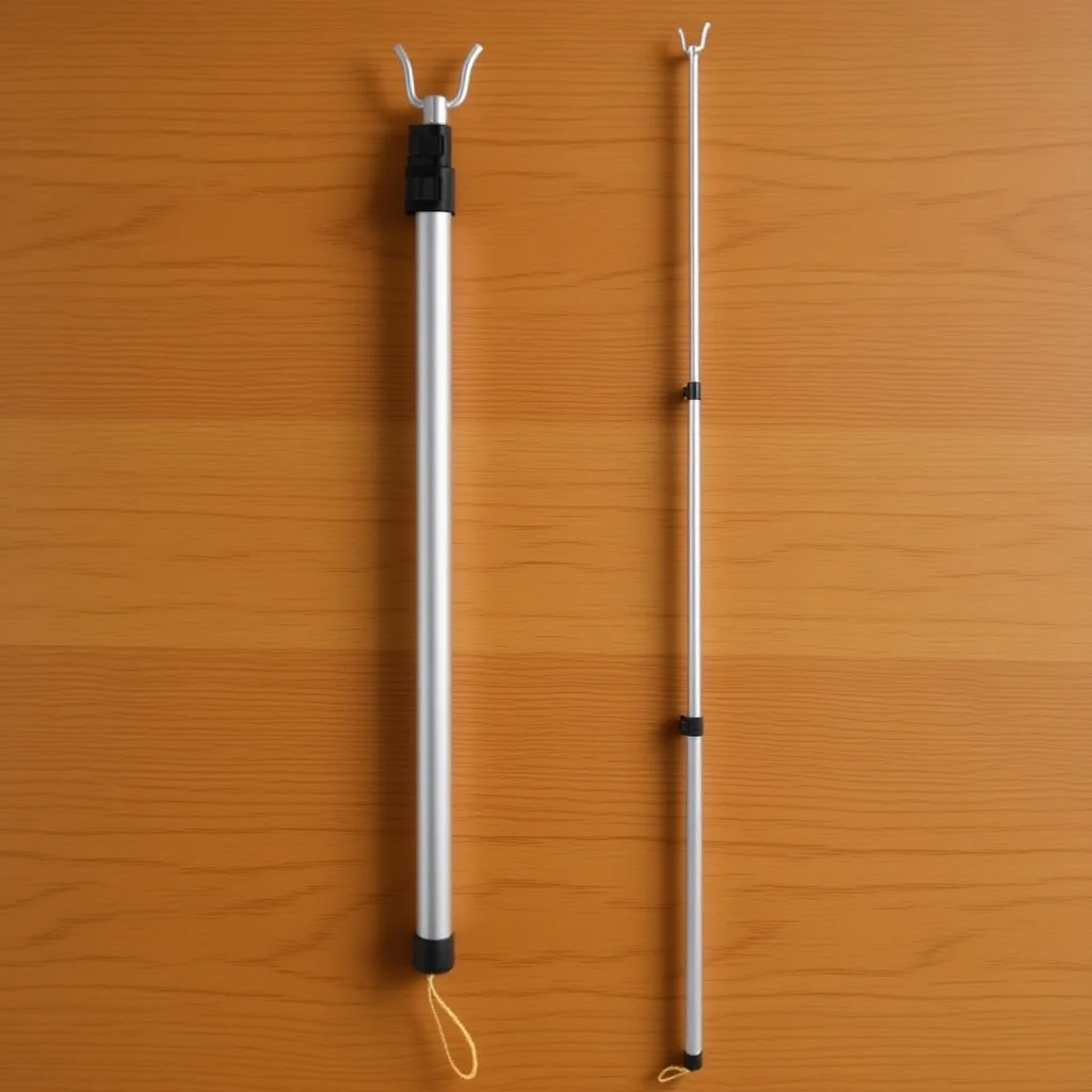 عمود ملابس للمنزل، قضيب غسيل قابل للسحب مع شماعة خطاف خزانة قابلة للتعديل، تدعم تصميم سهل التركيب #1