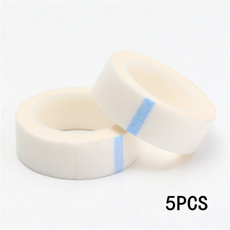 5/10/20/30/50PCS 9M x 1,25cm Atmungsaktive Wimpern Verlängerung Papier band Rolle Vlies Stoff Klebeband Für Gefälschte Wimpern