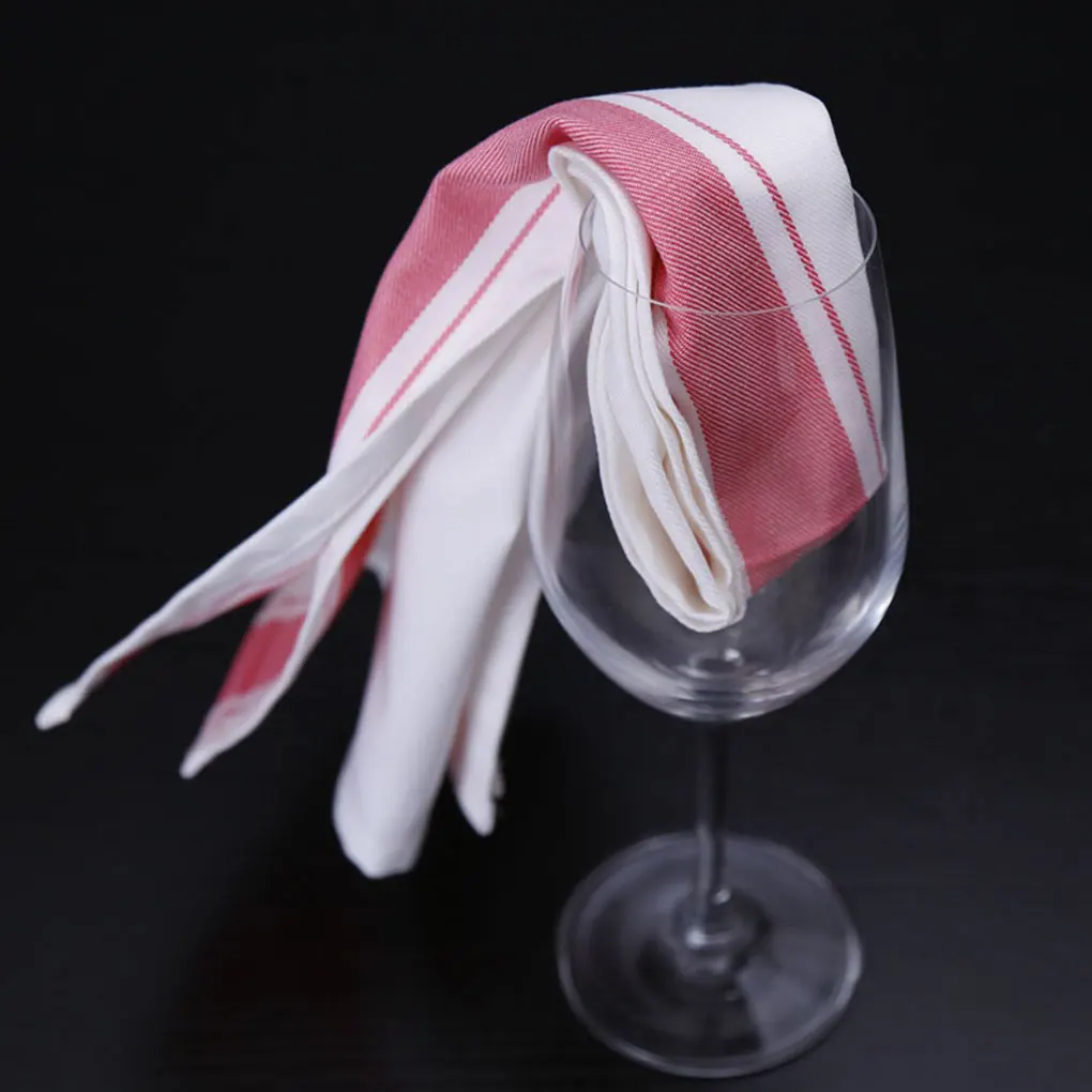 Glass Drying Cloth Portable Reusable Washable Colorful Towel Kitchen Restaurant Dinnerware Cleaning Dish Cloths 50x70CM