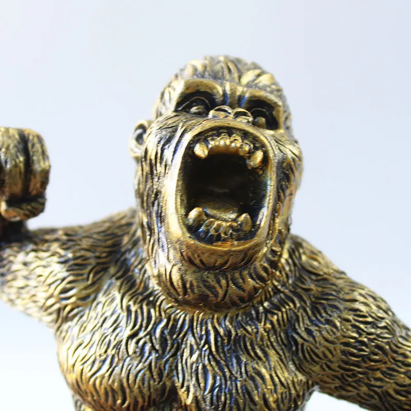 Car Ornaments Handmade King Kong Gorilla Tea Pet Boutique Can Raise Tea Pet Domineering Orangutan Ornaments