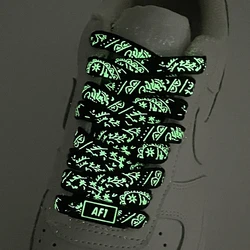 Luminous Shoelaces Night Glow Flat Shoe Laces For Sneaker Prom party Shoelace Shoes Accessories Men and Women Shoestring