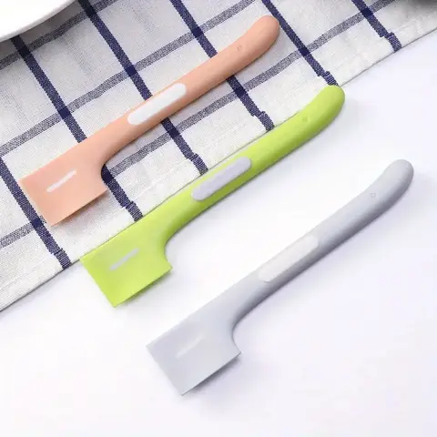 1PC 고양이 통조림 숟가락 개 젖은 음식 애완 동물 먹이 저어 긴 처리 고양이 숟가락은 뚜껑을 열 수 있습니다 애완 동물 통조림 숟가락 애완 동물