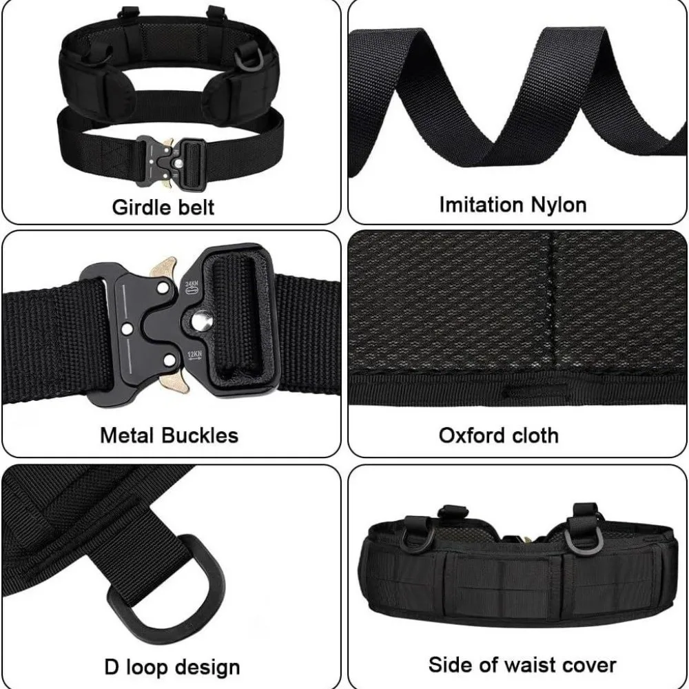 調節可能なナイロンベルトバックルデザイン耐摩耗性キャンバスベルトヘビーデューティ取り外し可能な屋外トレーニングベルト屋外スポーツ用