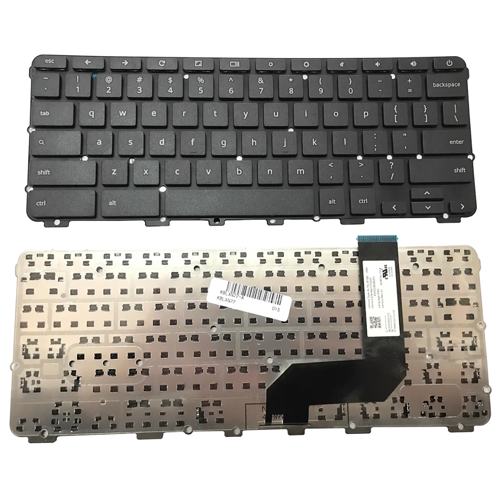 

for Lenovo Chromebook N22 N22-20 N23 300E Touch 80YS 80SF US SN20M93436 AL1G A15B Laptop keyboard