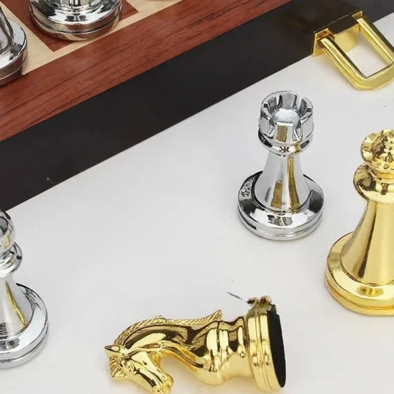 30Cm Metal Chess Game Table Puzzle Gift Box Packaging High-End