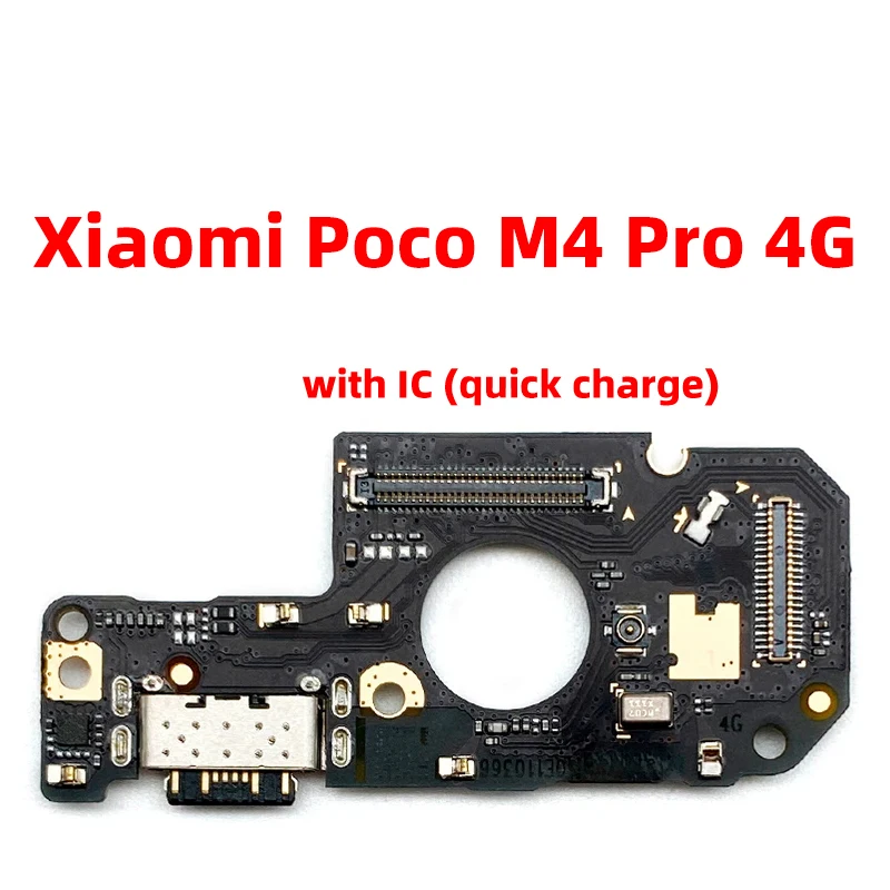 For Xiaomi Poco M4 Pro 4G 5G Dock Connector USB Charger Charging Port Flex Cable Board Replacement