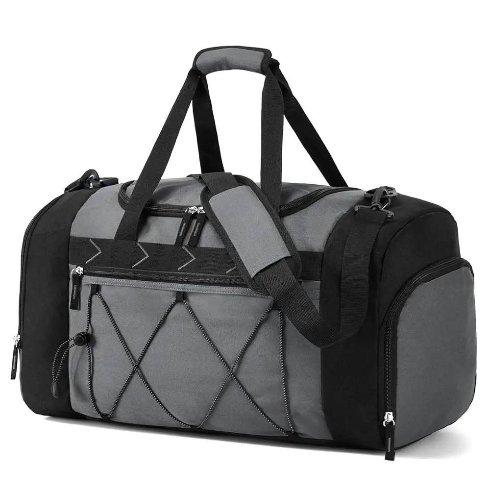 

Спортивная сумка для мужчин - дорожная сумка-дафл 21 дюйм, водонепроницаемая, с отделением для обуви и мокрых вещей