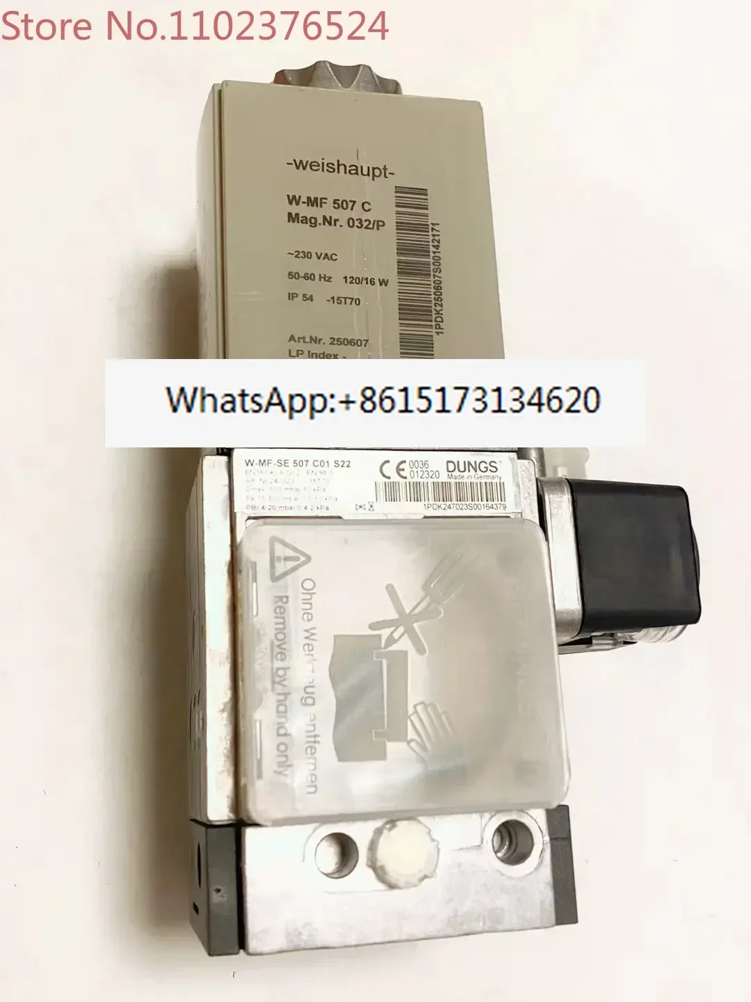 

W-MF-SE507 C01 S22 W-MF-SE512 C01 S22 W-MF512C01S22 Gas valve group
