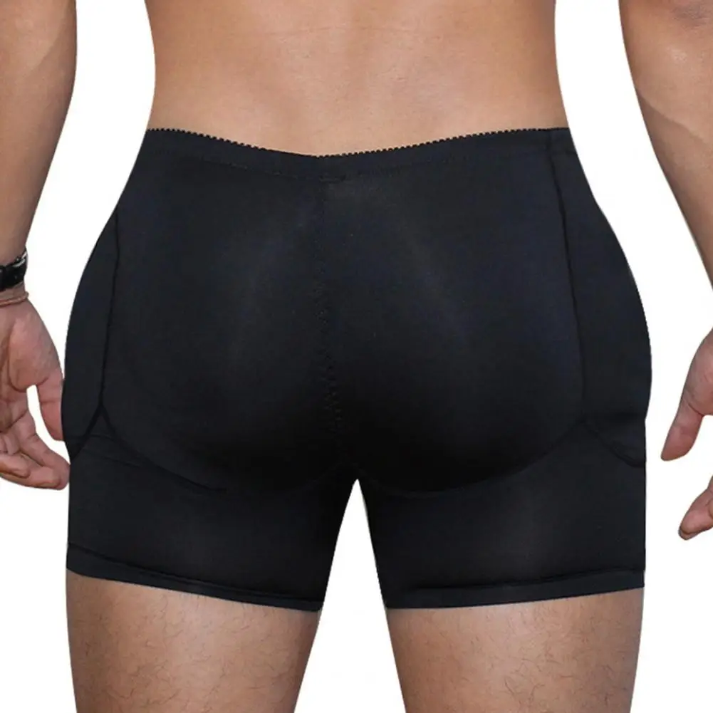 

Men Fake Butt Underpants Padded Boxers Breathable Men Underwear Butt Lifter Thick Padded Men Boxers Sports Fake Butt Underpants