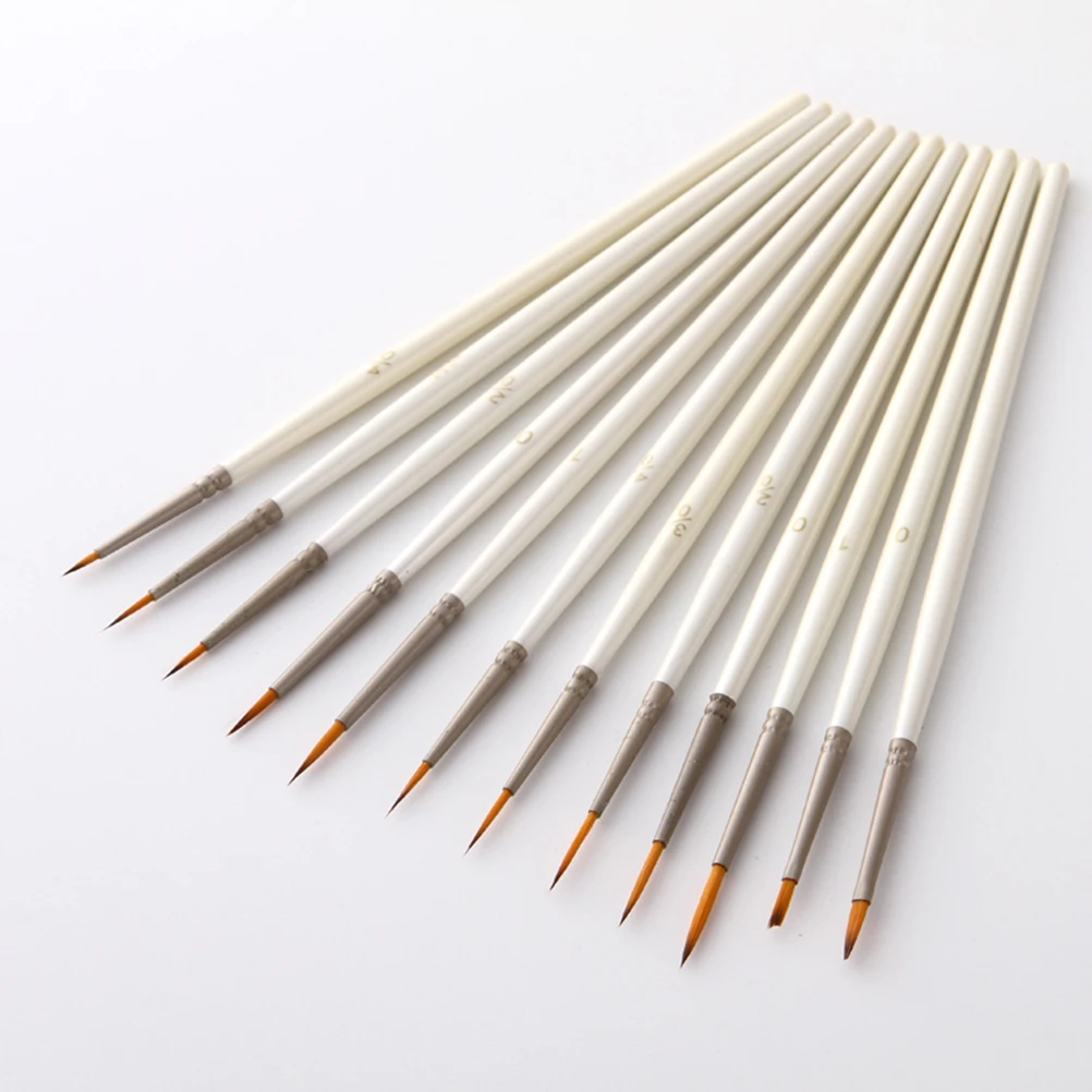 

12pcs Watercolor Brush Set Professional Painting Brushes Art Supplies Bamboo Handle Soft Material Suitable Watercolor Gouache