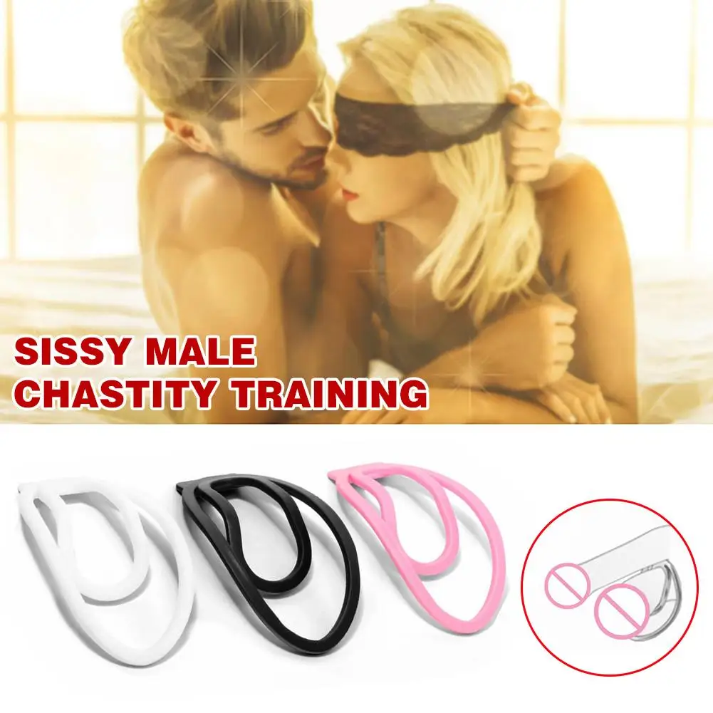 Sissy Fufu Clip Male Panty Chastity with Plug Upgrade Panty Chastity Device Male Mimic Female Pussy Training Clip Cock Cage Sexy