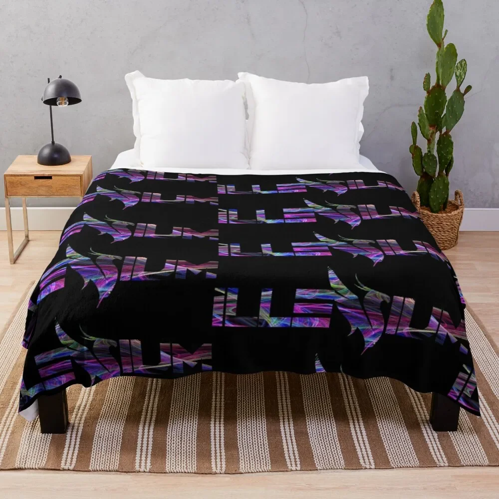 Illenium Rave EDM Fanart Throw Blanket