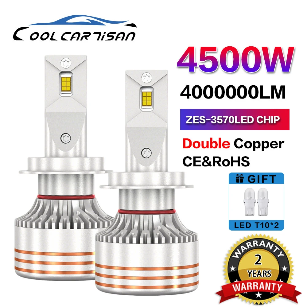 EAGLEVISION Led Headlight Lamp Bulb H1 H4 H7 H11 9005 9006 Bulb 6000K White Light 48000LM High Brightness Driving Light