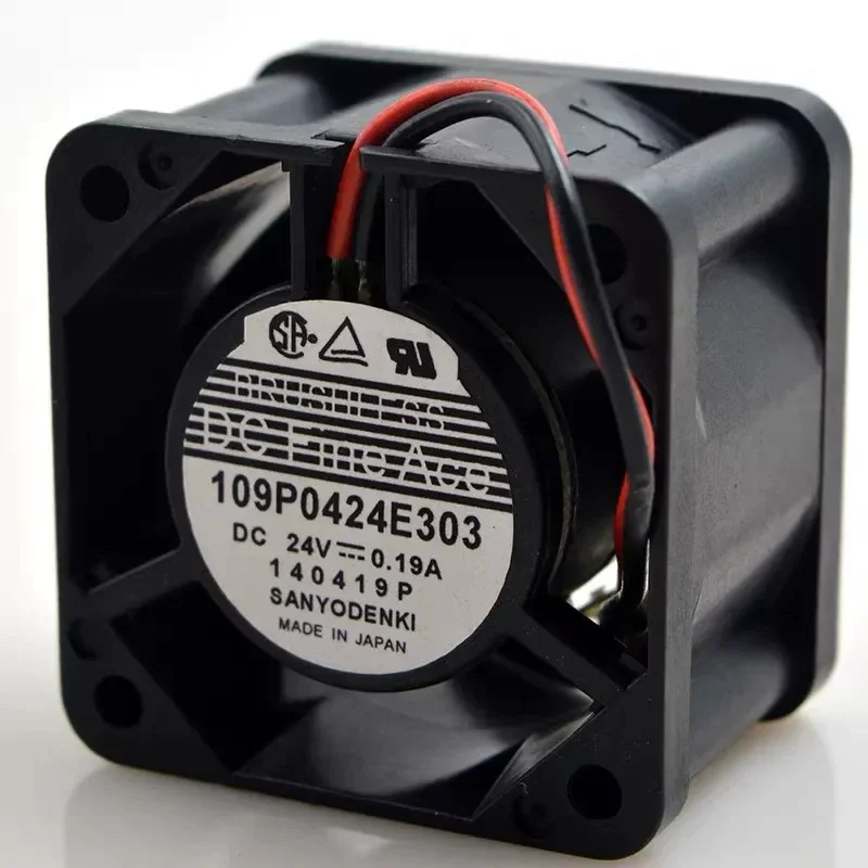 for Sanyo 109P0424E303 4028 24V 0.19A 4cm x 4cm Large Air Volume Inverter Cooling Fan