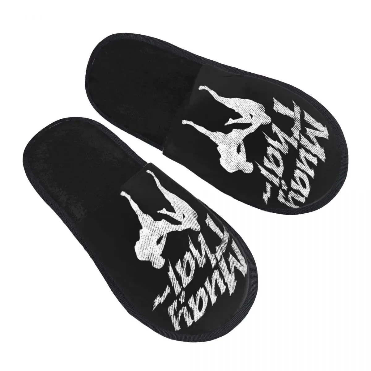 

Custom Print Women Thailand Muay Thai House Slippers Cozy Warm Unarmed Combat Memory Foam Fluffy Slipper Indoor Outdoor Shoes