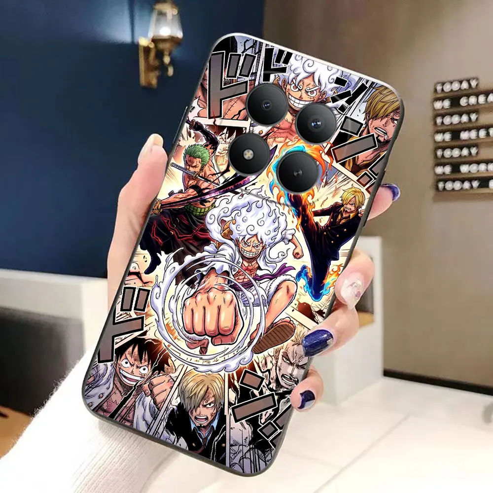 Phone Case For Xiaomi Redmi Note 15 14 13 12 12S 11 11T 11S 10 10S 9 Pro PLUS Case Funda Shell Cover One P-Piece Gear 5 Luffys