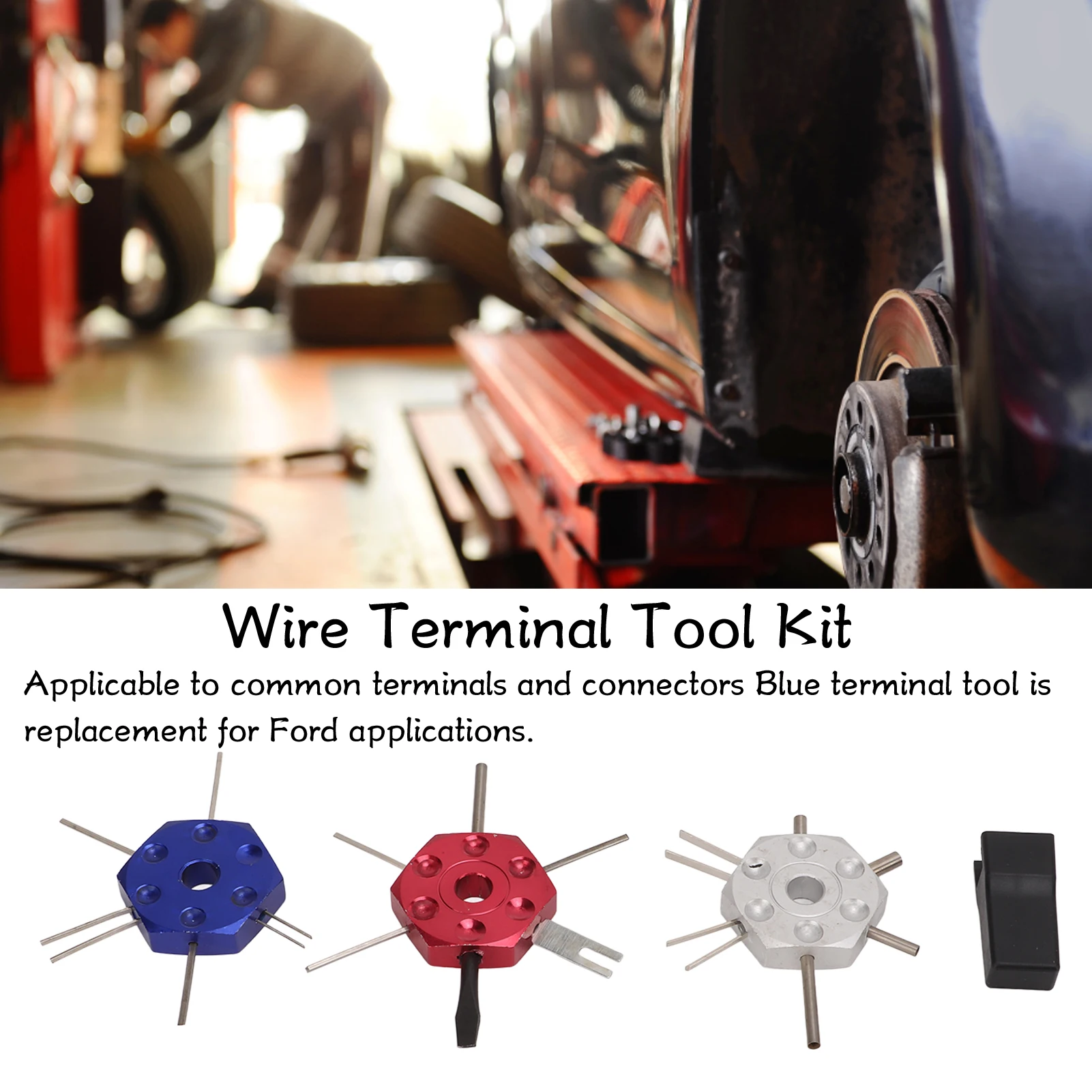 Wire Terminal Removal Tool Kit Car Wire Terminal Removal Tool Kit  Damage  with Storage Box Replacement for Ford