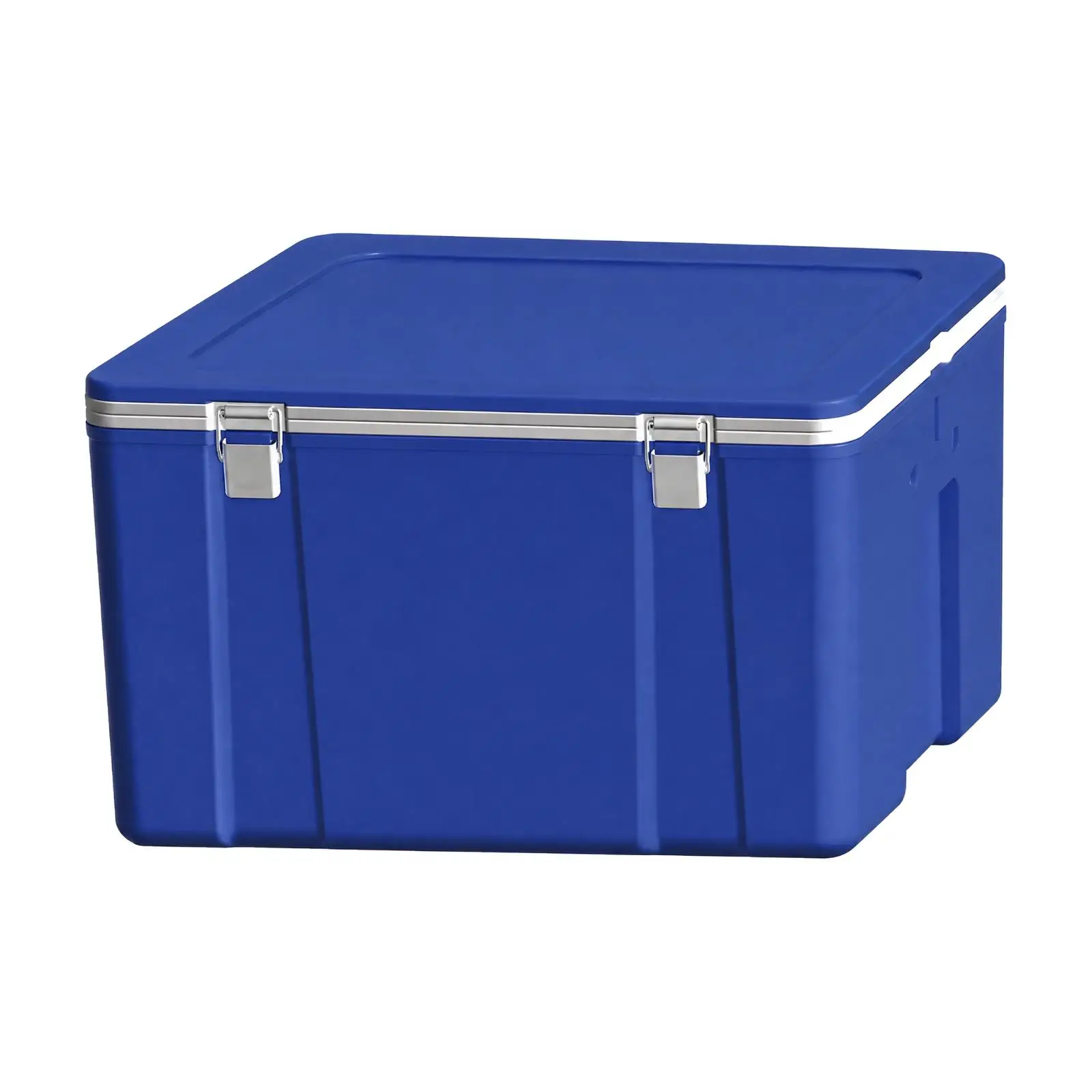 66L Outdoor Portable Cooler Ice Box for Camping Picnic Beach Party with Wheels and Drain Plug view 2