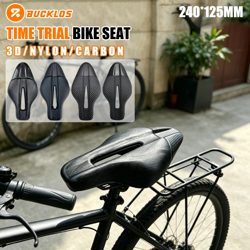

BUCKLOS 3D Printed Bike Saddle Nylon/Carbon Based Bicycle Seat Unisex Road MTB Bike Saddle Time Trial Racing Bicycle Cushion