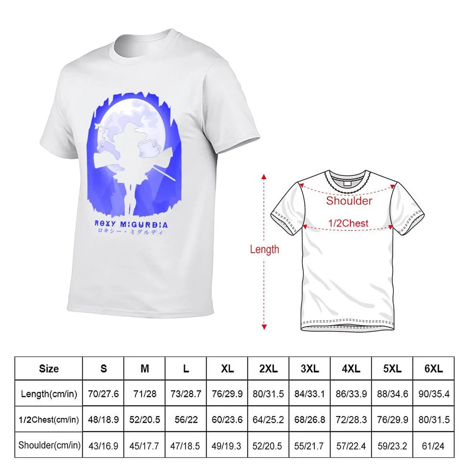Pretty Sadly Withdrawing Reincarnated Fantasy New Life Migurdia Roxypop T-Shirt man tshirt T-Shirt