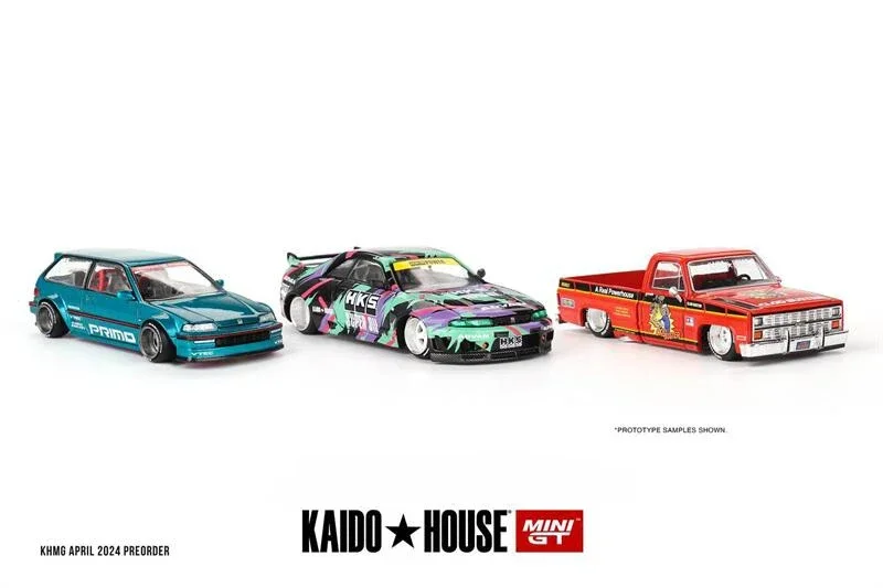 Kaido House x MINI GT 1:64 CIVIC /(R33) HKS / TAMIYA Diecast Model Car