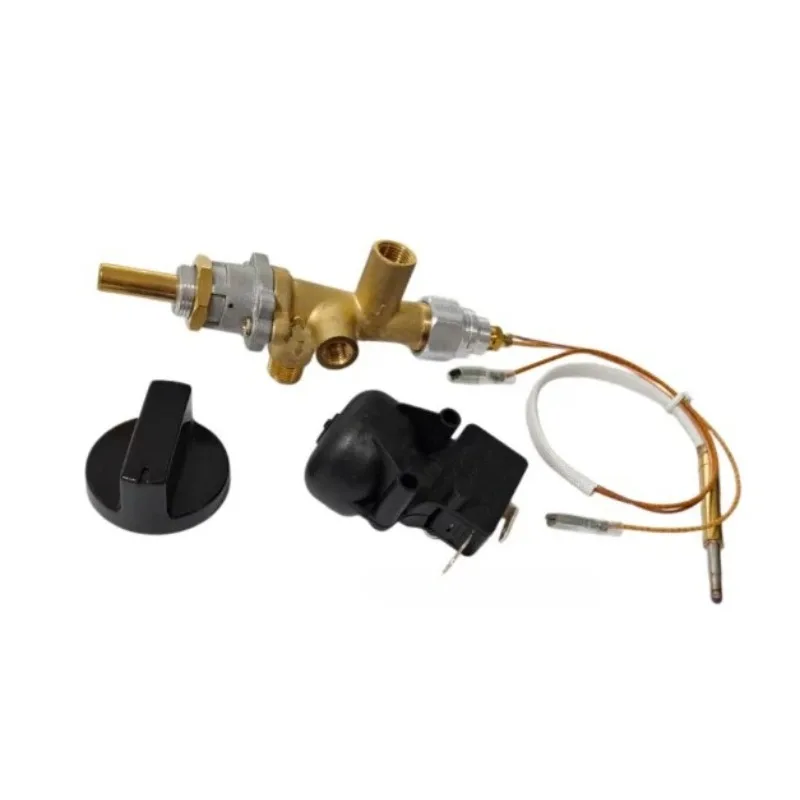 Copper Gas Safety Valve with Thermocouple & Tip-Over Switch for Tower Heater, Flame Failure Protection