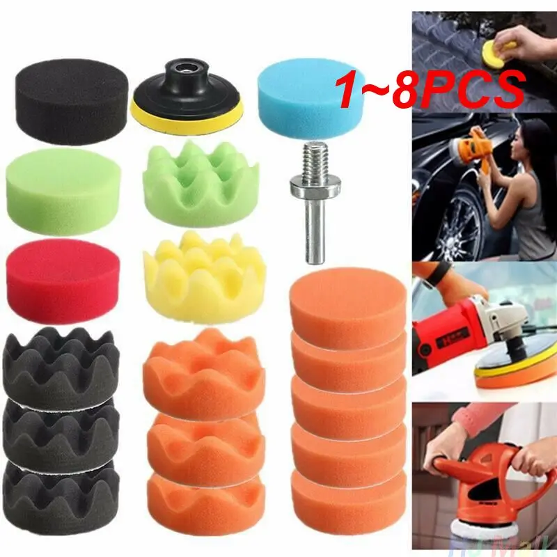 1~8PCS Car Polishing Pad High Gloss Versatile Time-saving Durable Professional-grade Car Paint Polishing Car Surface Restoration