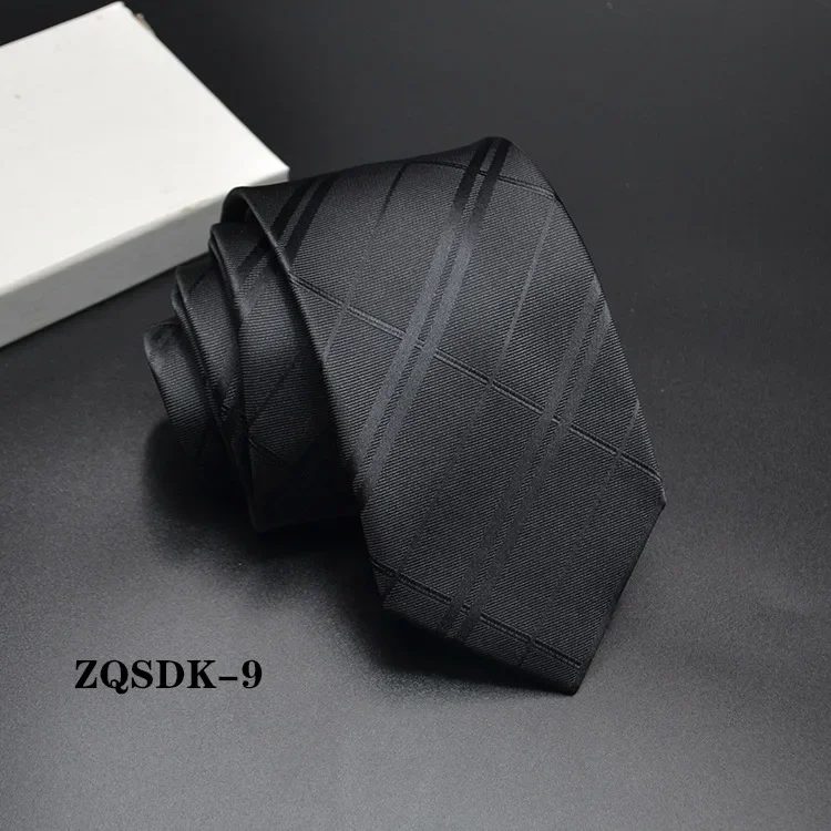 

Men's formal attire, business 8cm, work Korean version, striped men's occupation, British solid color, groom's wedding, twill po
