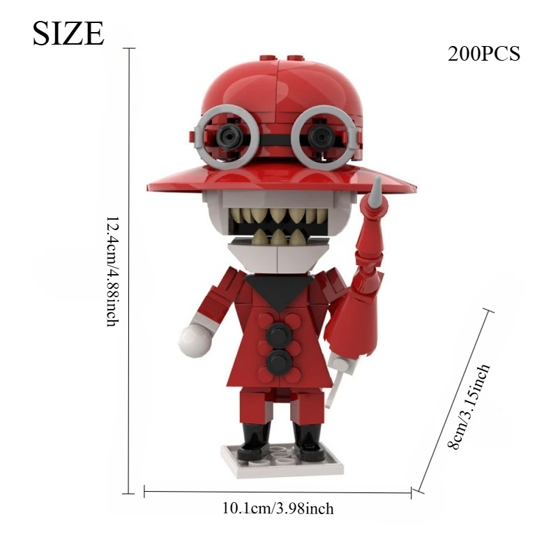 ユニークなキャラクタービルディングセット - 大人やティーン向けの抽象アートスタイルモデルキット、マニュアル付きのクリエイティブコレクタートイ、ホリデーギフト