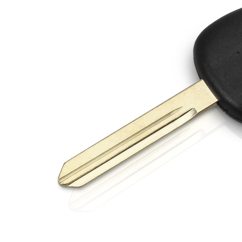 KEYYOU 10pcs/lot Transponder Blank Key Case Chip Car Remote Key Fob Shell For Toyota Rav4 Camry Highlander Yaris Corolla 3