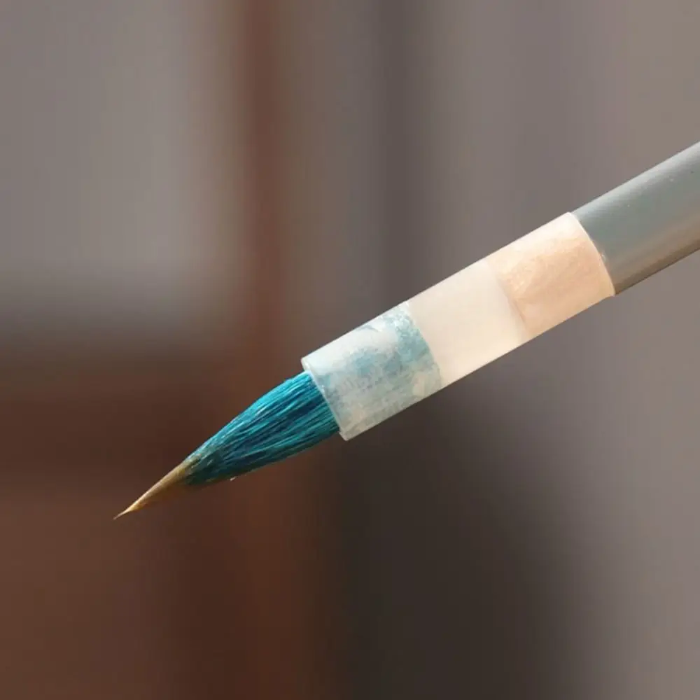 

Ancient Oil Watercolor Chinese Calligraphy Brush Oil Painting Wolf Hair Scriptures Writing Brush Wood Art Paint Brush Class