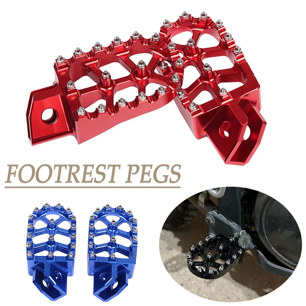 For YAMAHA TTR 250 125 110 90 YZ125 TTR250 TTR110 XT250 Foot Pegs Footrest Foot Rest Peg YZ 125 490 500 80 WR 250 200 Footpegs