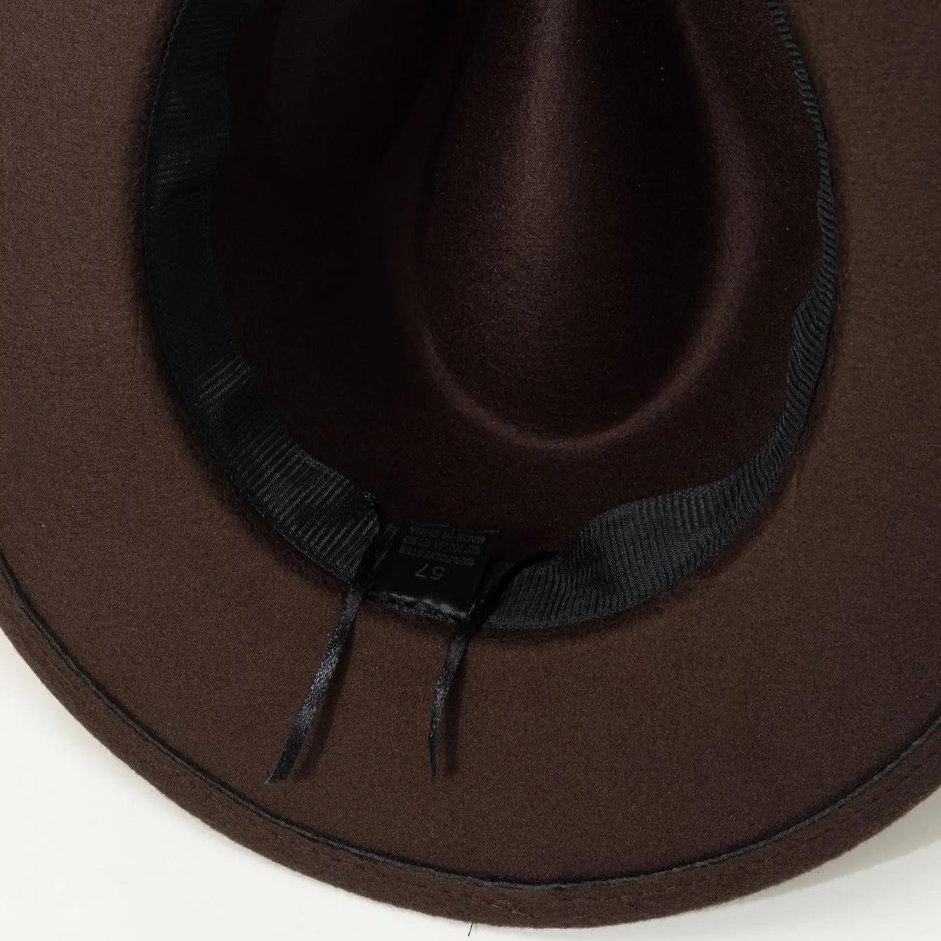 European and American foreign trade leaf decoration women's woolen hat jazz hat autumn and winter Korean version of the British