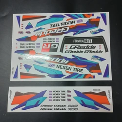 TC933 1/10 RC Drift Body GR86 Greddy Sticker, 210mm x 297mm Car Shell Decals