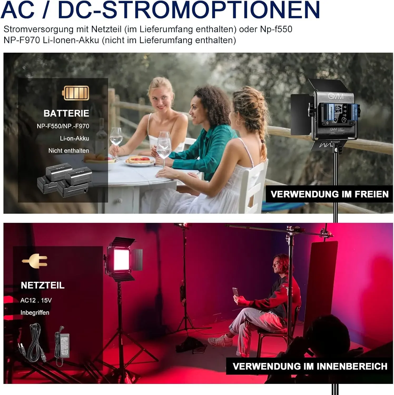 ضوء فيديو لوحة LED، إضاءة التصوير الفوتوغرافي مع التحكم في التطبيق، مجموعة إضاءة الفيديو 800D لاستوديو YouTube، الألعاب، البث