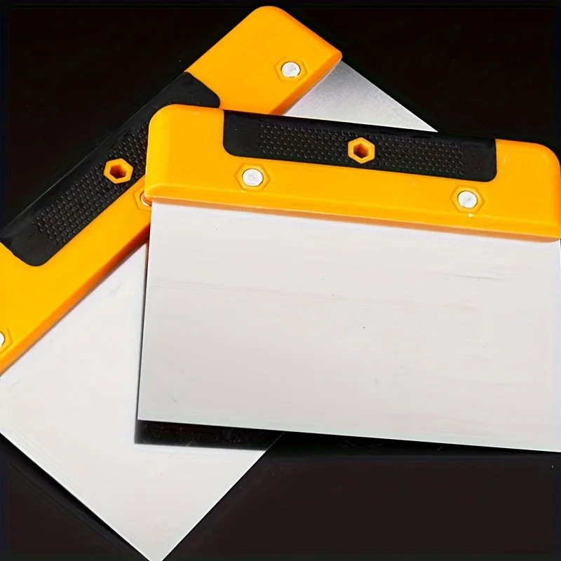 مجموعة ملعقة من الفولاذ المقاوم للصدأ - مكشطة جص معدنية، مكشطة ورق جدران، مجرفة جص، مقاسات أدوات ملء الإصلاح #4