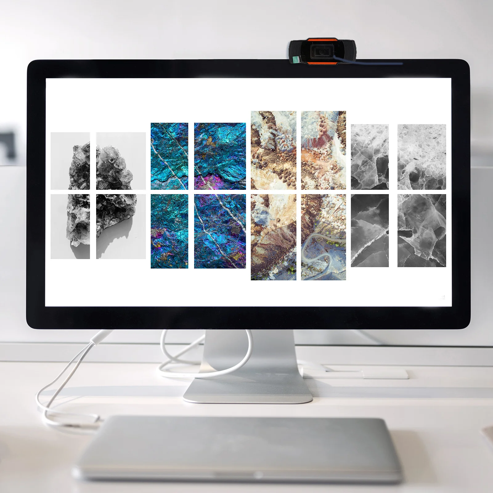 

0.3mp High Definition Webcam USB Computer Camera Built-in Microphone 10m Voice Transmission 45 Degree Rotation A870