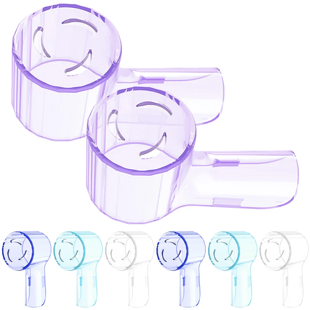 8 Pcs Electric Toothbrush Holder Accessories Round Travel Covers Supply Caps for