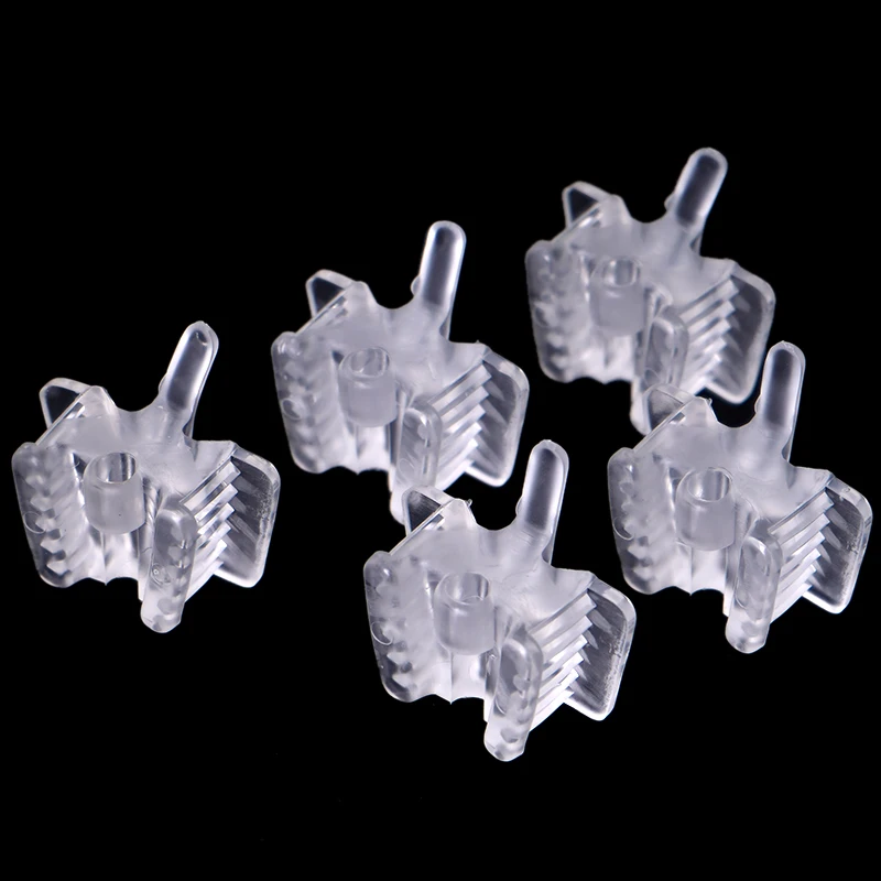 5Pcs Dental Silicone Bite Block Holding Saliva Ejector Suction Tip Oral Cheek Retractor Occlusal Pad Dentistry Material