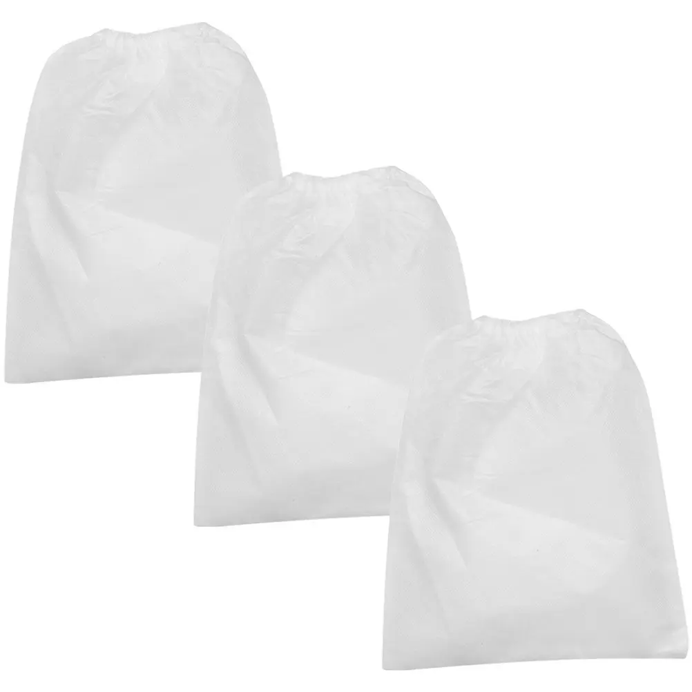 

3Pcs Nail Dust Collector Bags Non-Woven Fabric Sealed Disposable Vacuum Cleaner Pouch for Nail Salon Manicure Art Supplies