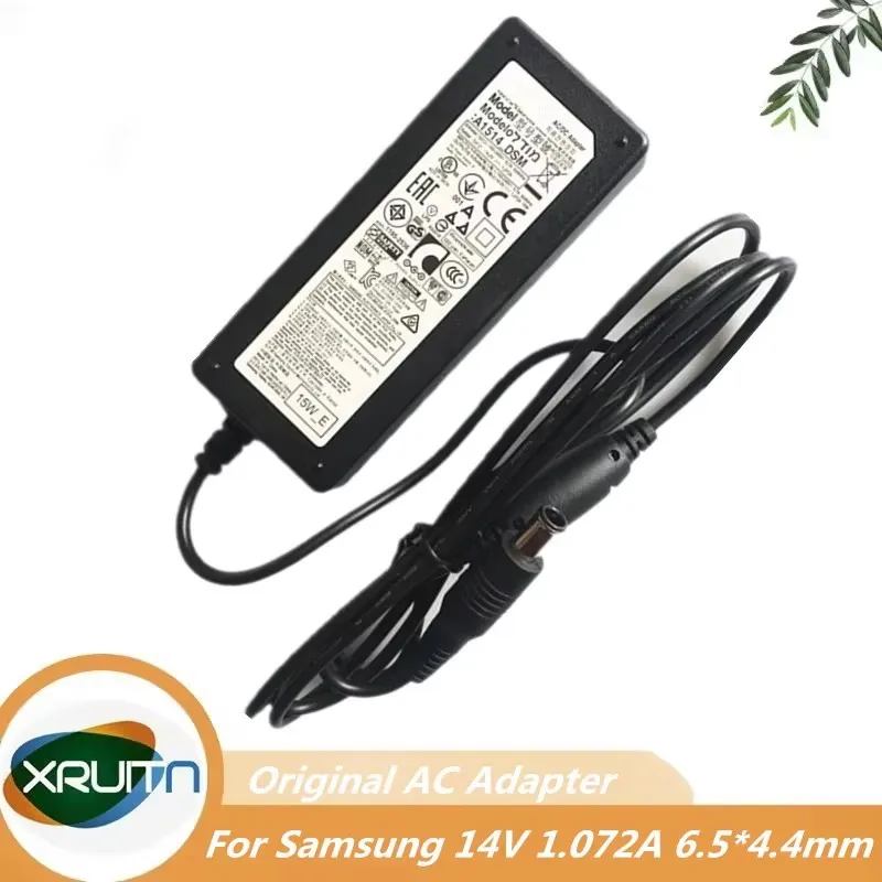 Genuine for Samsung 14V 1.07A 1.072A AC Adapter S19C150B Monitor Power Supply A1514-EPN A1514_DSM A1514-DSM S19F350HN S19A300B