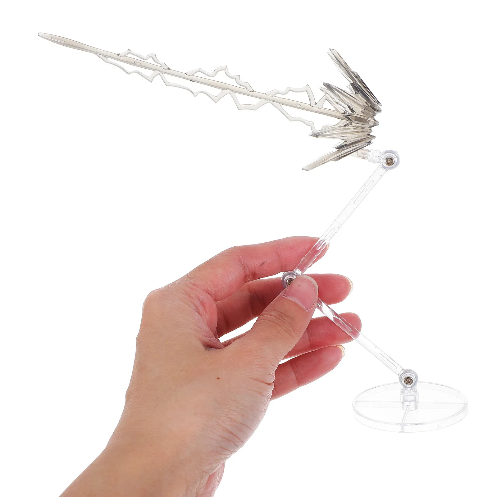 

1Set Adjustable Clear Action Figure Stand Energy Ornament Display Holder for Dynamic Figure Display Stable Support